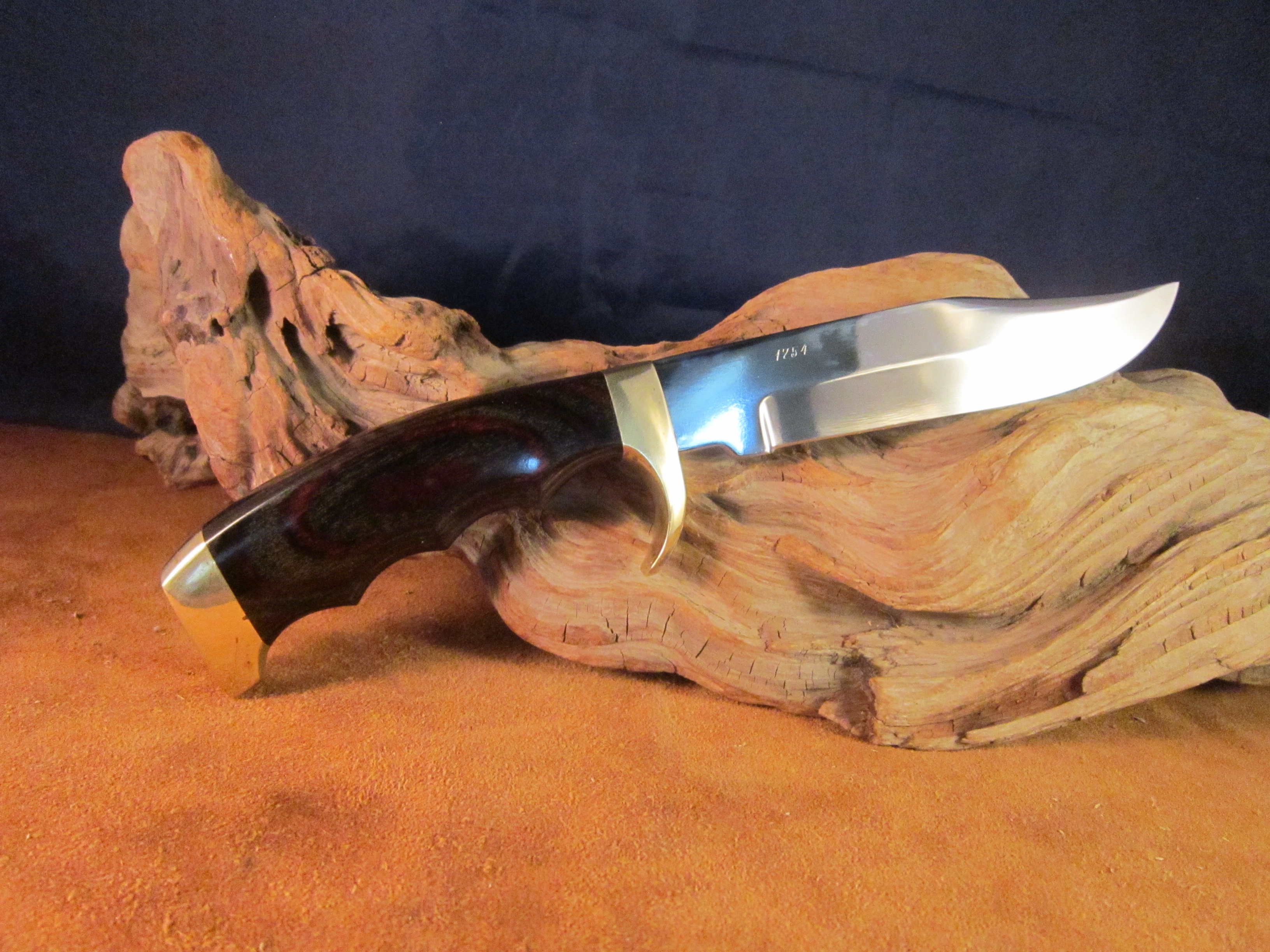 Vintage Kershaw; Dan Harrison Hand-Crafted American Series Stag handled  Knives.